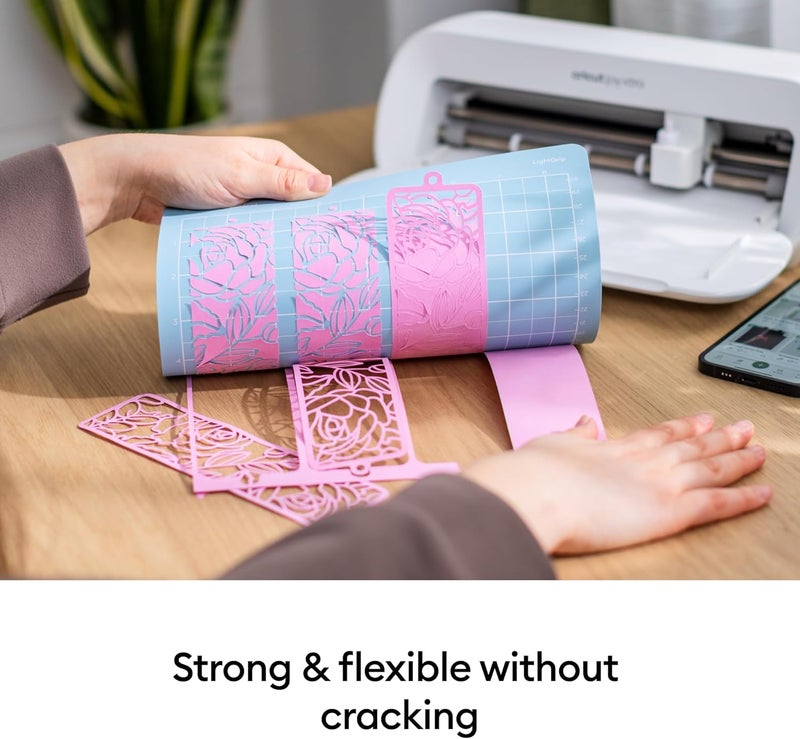 Cricut حزمة حصائر قطع LightGrip (4 قطع، 8.5 بوصة × 12 بوصة) - لجهاز Joy Xtra - مثالية للورق العادي، والبطاقات الخفيفة والمزيد - Image 4